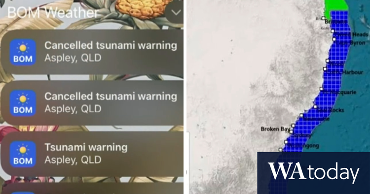 Tsunami warning Australia