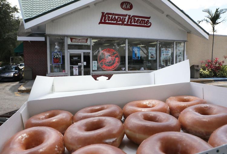 Krispy Kreme free doughnuts